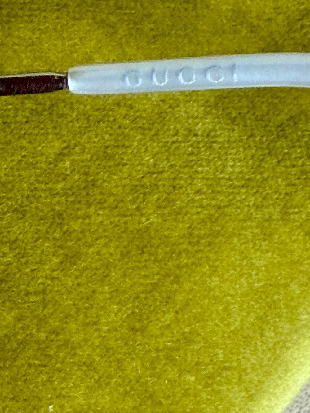 GUCCI GG0641S STAR 0641 Silver Brown Stud Sunglasses 003/ w Swarovski Crystals! - Picture 3 of 12
